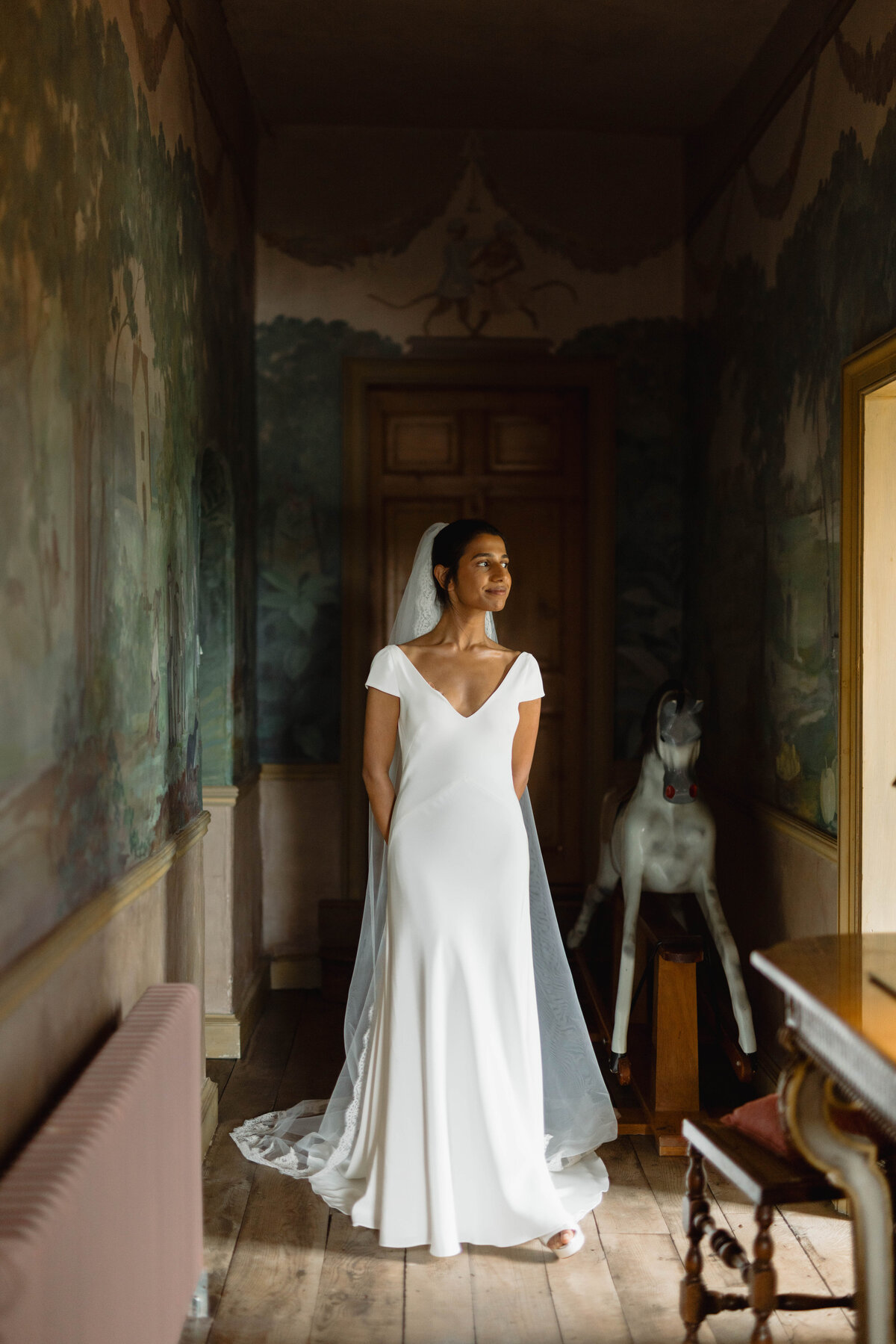 Bridal portrait Pauntley Court