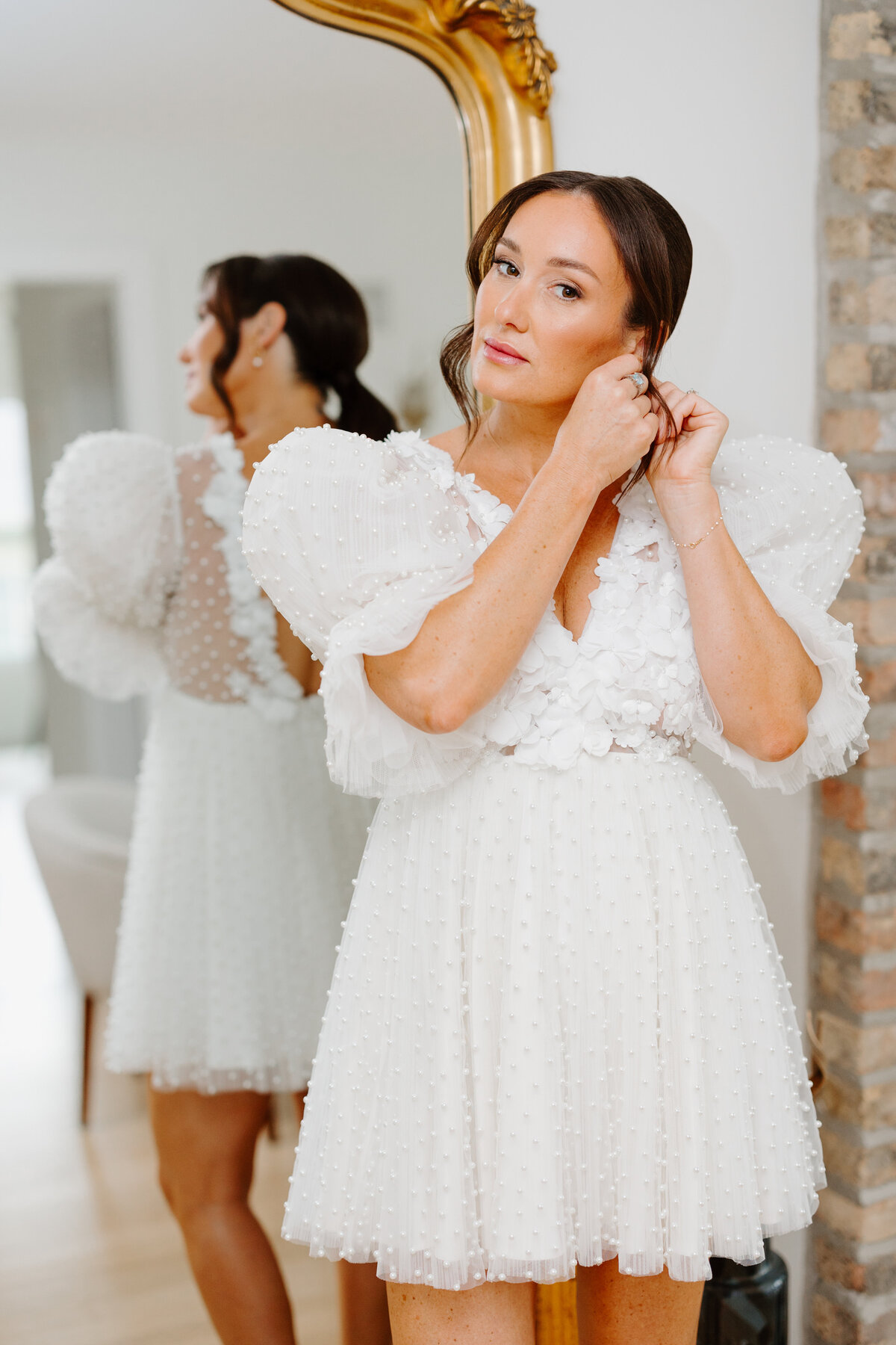 Bride-Party-Dress-Short-Makeup-Earings