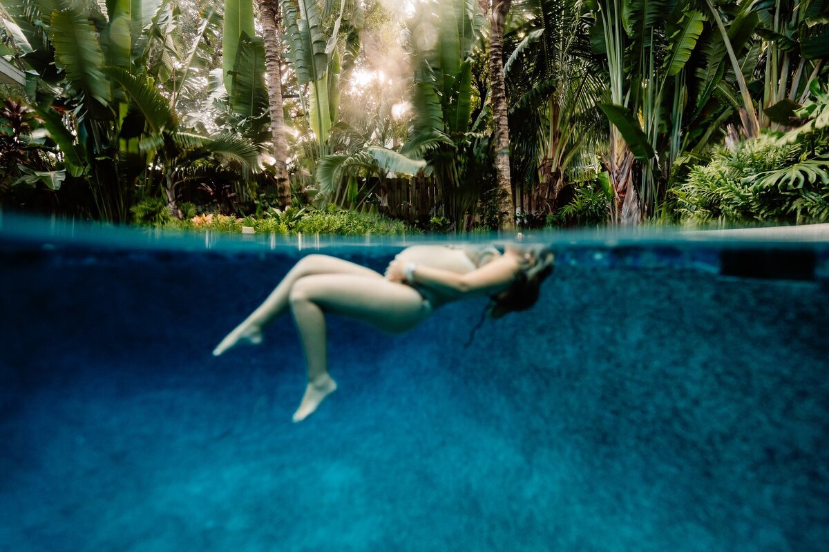 Fort Myers, FL Chasing Creative Underwater Maternity Shoot
