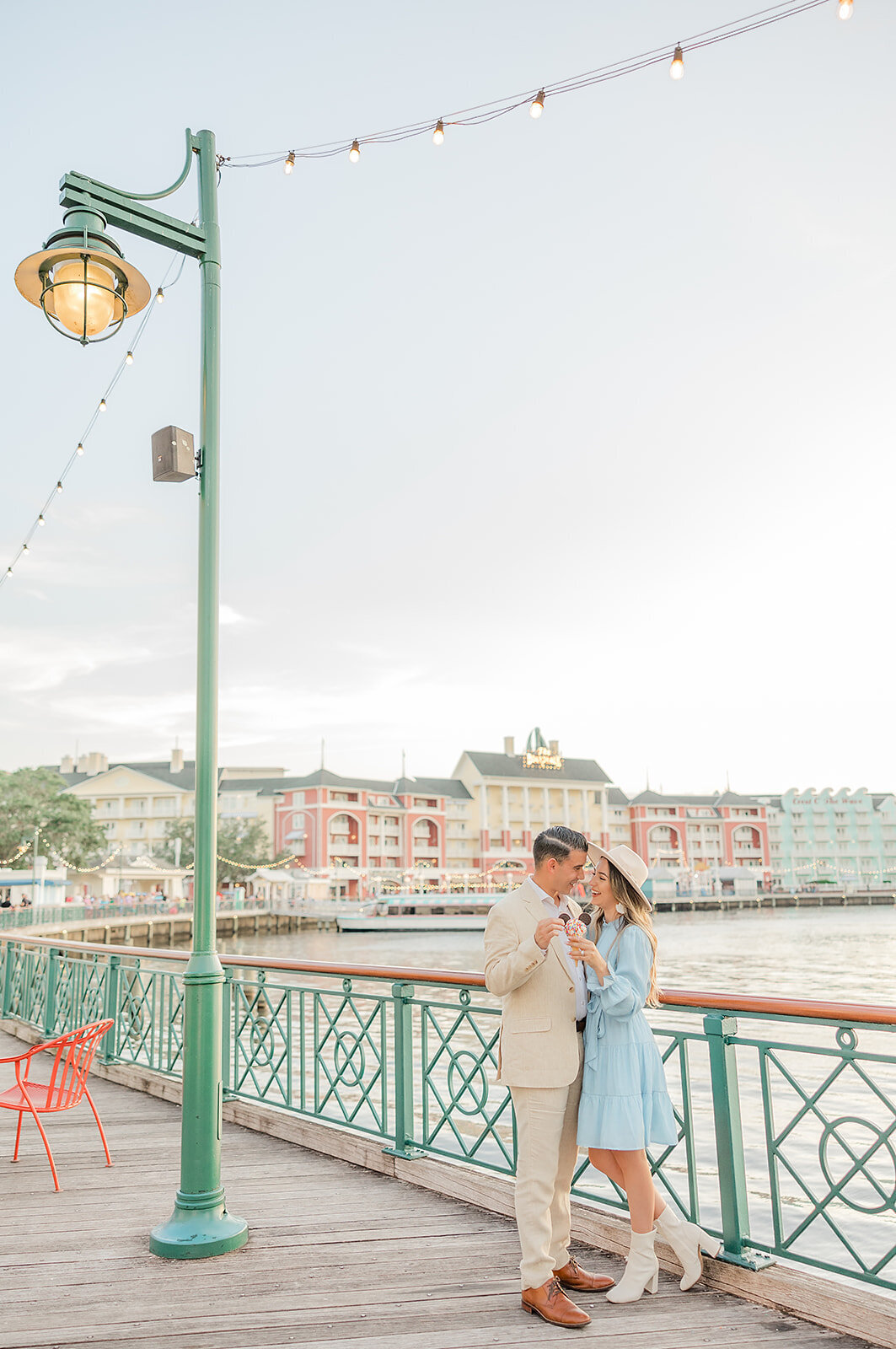 Disney Boardwalk Resort Engagement By Orlando Photographer 0027