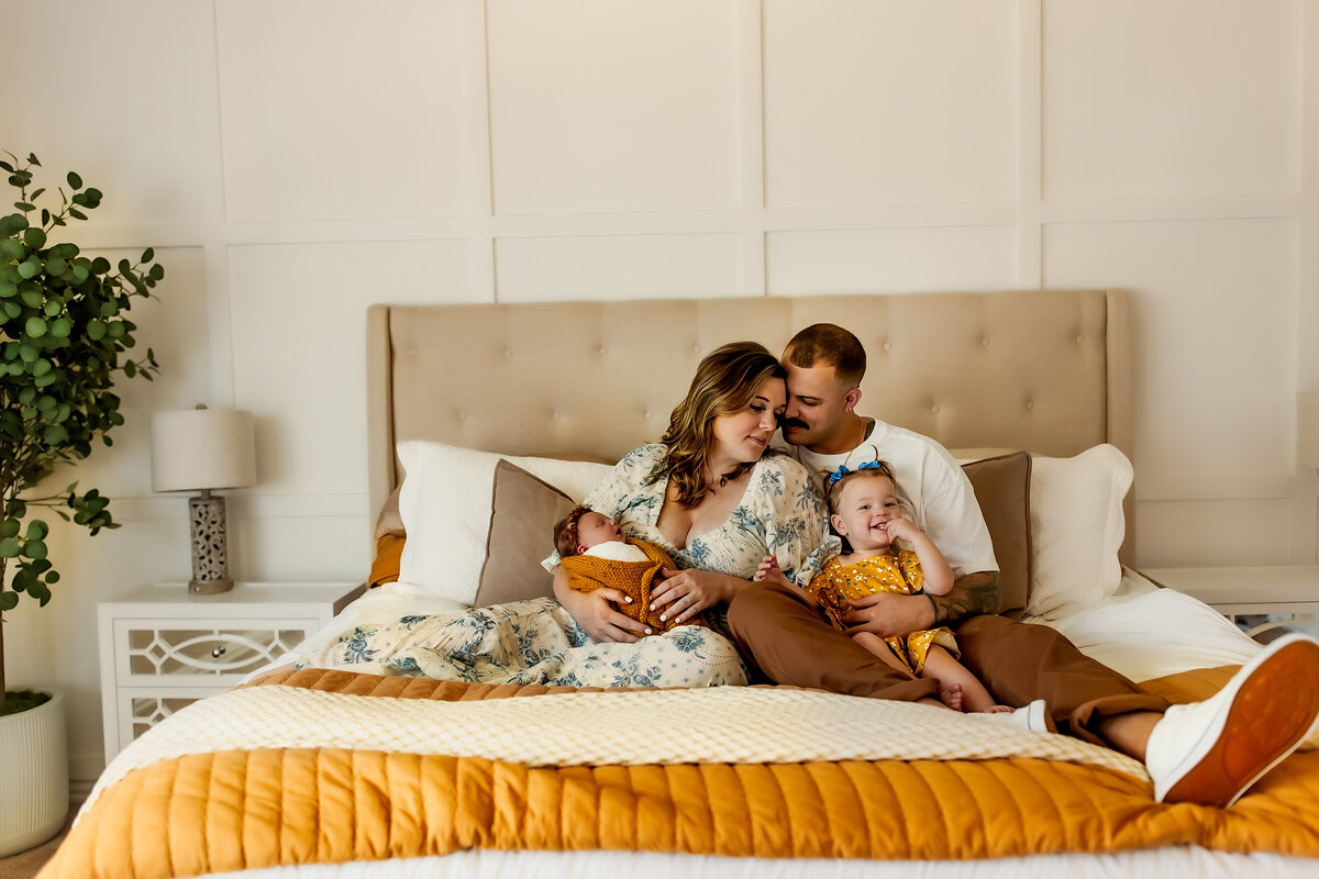 Lifestyle newborn session in home | Burleson, TX Newborn Photographer