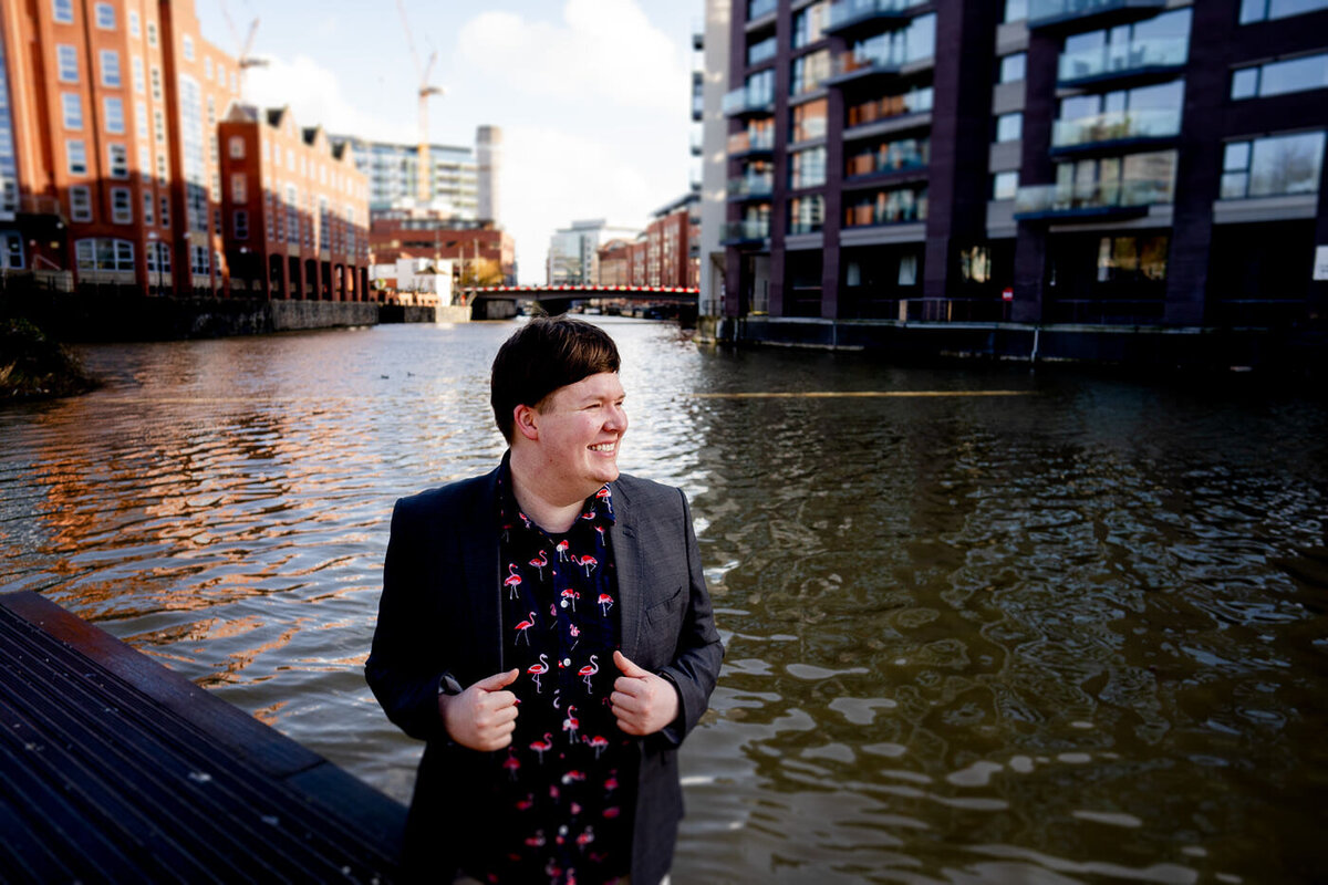 jon may photography by bristol harbourside looking awya form the camera