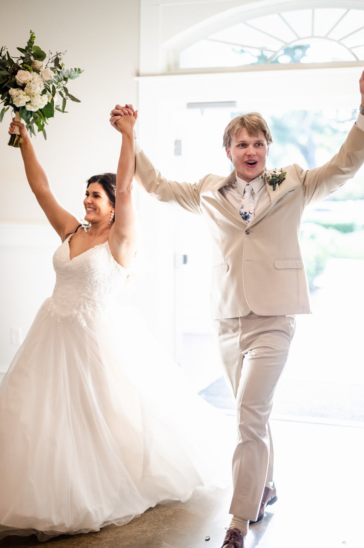 Bride and groom entrance