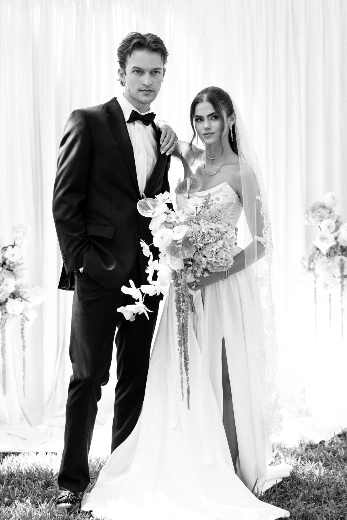 Black Tie Luxury High Fashion Wedding