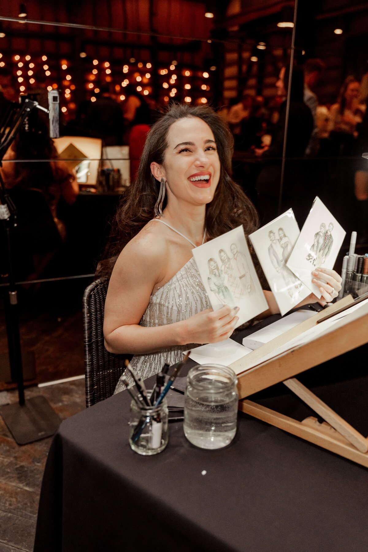 live-guest-illustrator-birthday-party-personalised-portraits