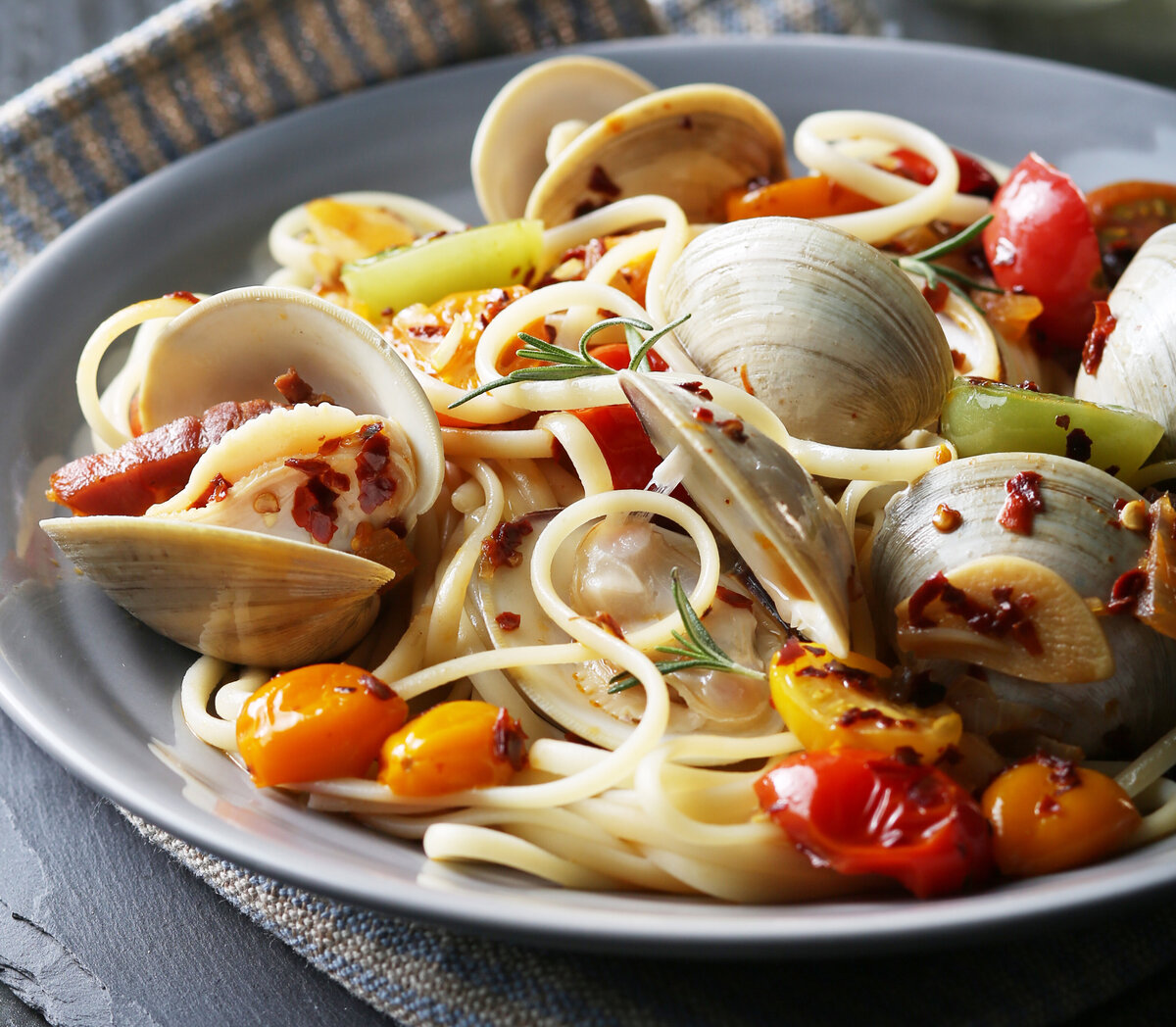 ©DashaWrightCreative best food photographer dallas food photographer Clam Pasta  CR