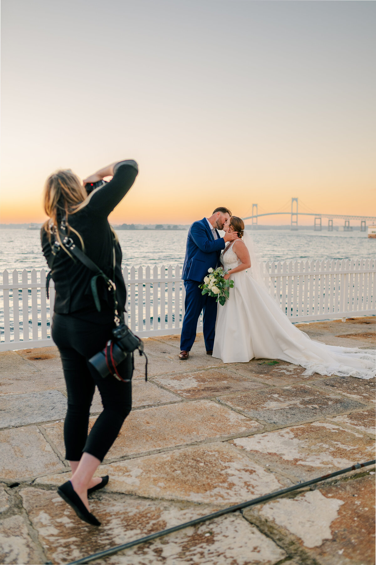 behind-the-scenes with Stacey Lillian Photography Newport Wedding Photographer