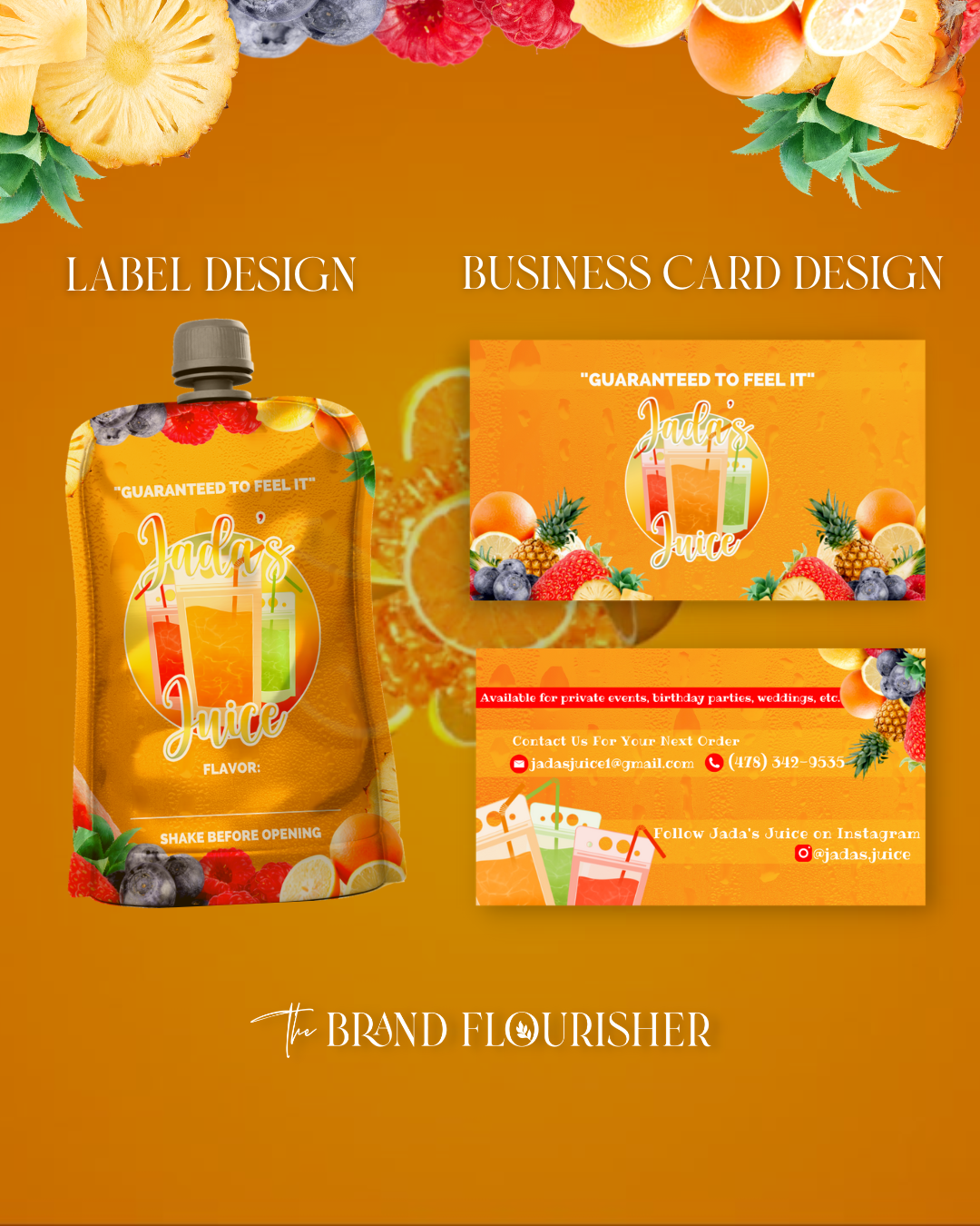 Carousel - Jada's Juice Branding
