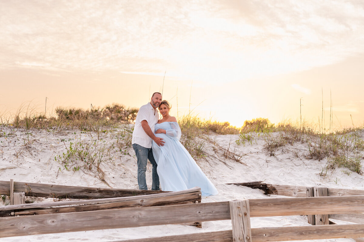 Maternity session at New Smyrna Beach