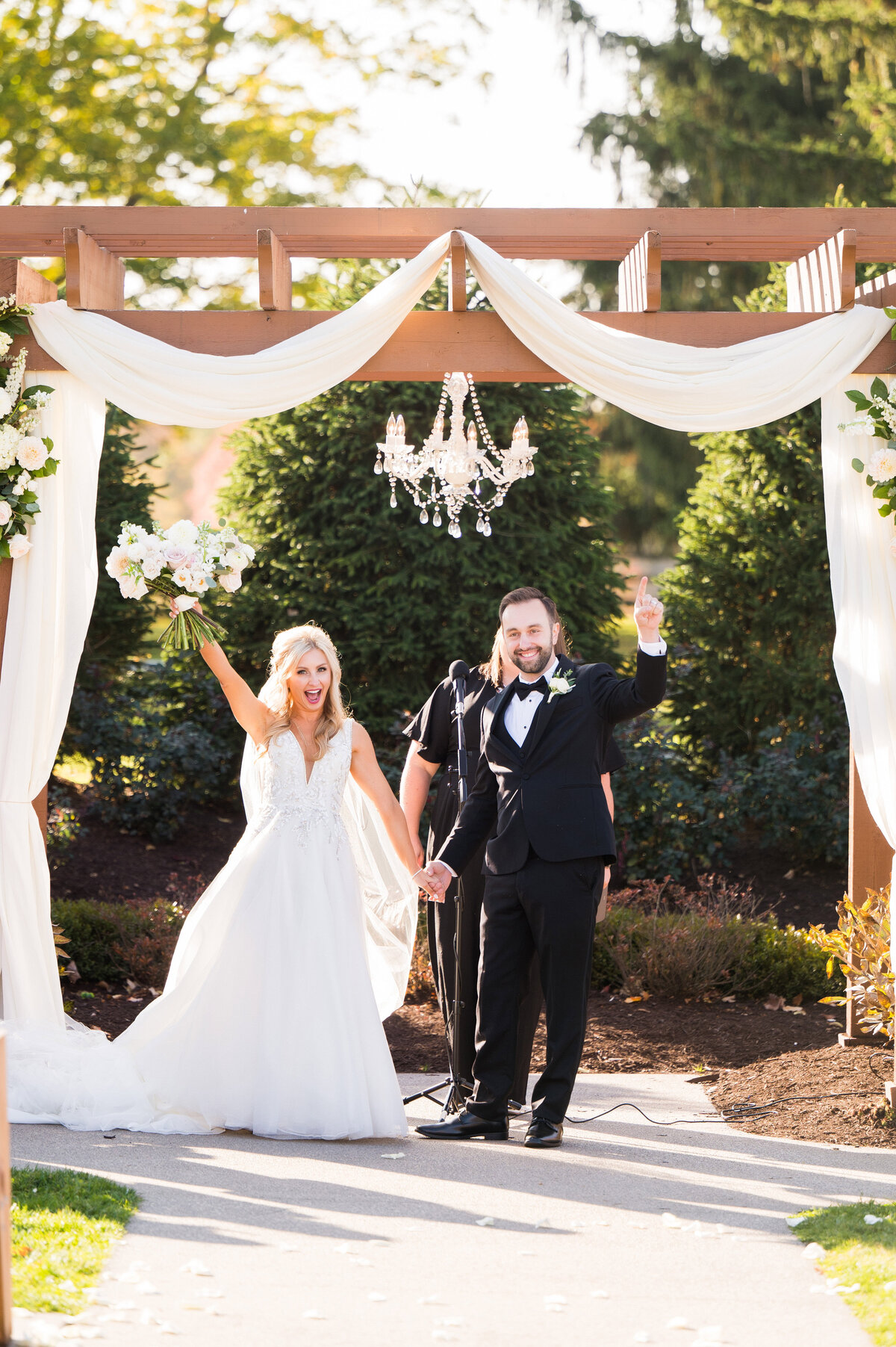 wedding ceremony irons mill farm photo