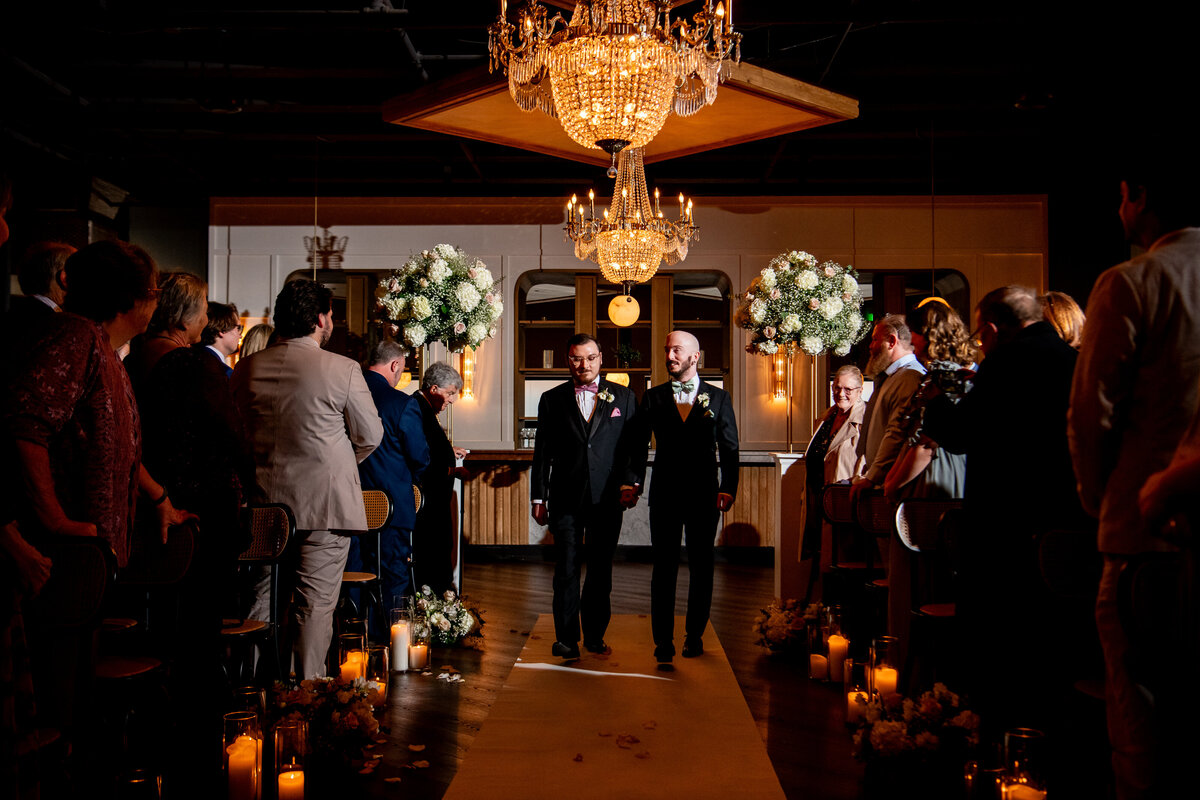 wedding ceremony at tendenza