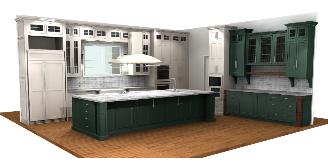 1 Wall Overall Rendering