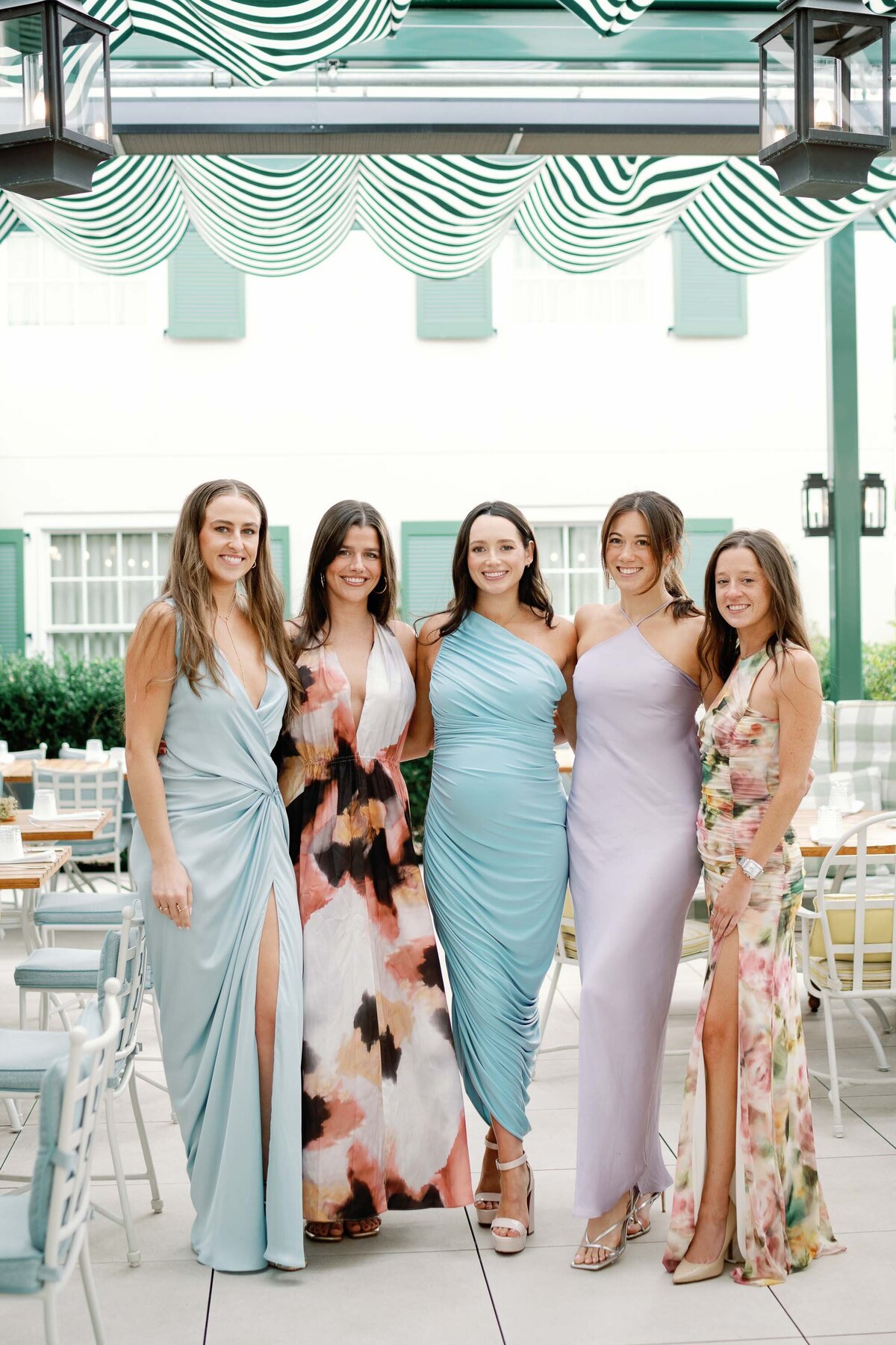 four wedding guest dresses for preppy hamptons wedding at the canoe place nyc