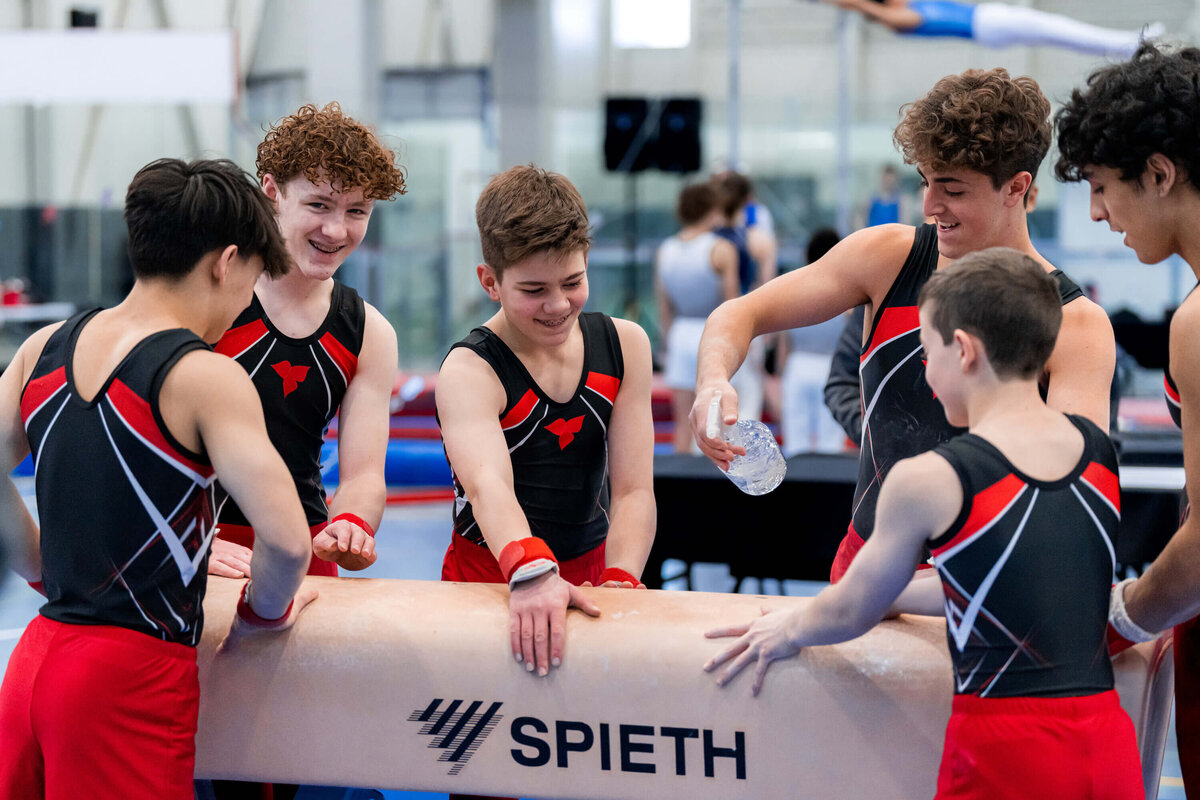 Photo by Luke O'Geil taken at the 2023 inaugural Grizzly Classic men's artistic gymnastics competitionA1_01754