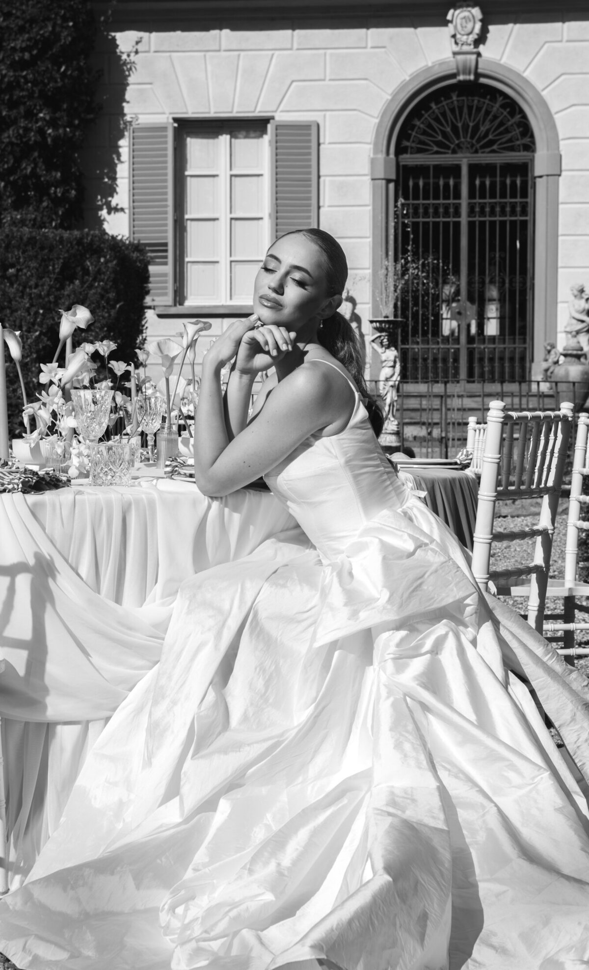 Designer bridal photography in Tuscany