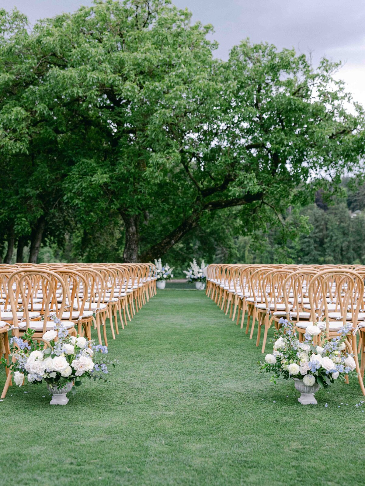 waverley country club wedding ceremony set up