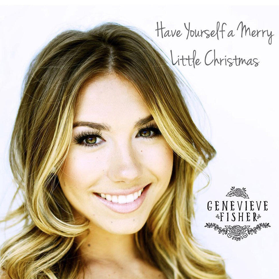 Yourself A Merry Little Christmas Artist Genevieve Fisher closeup smiling headshot against white