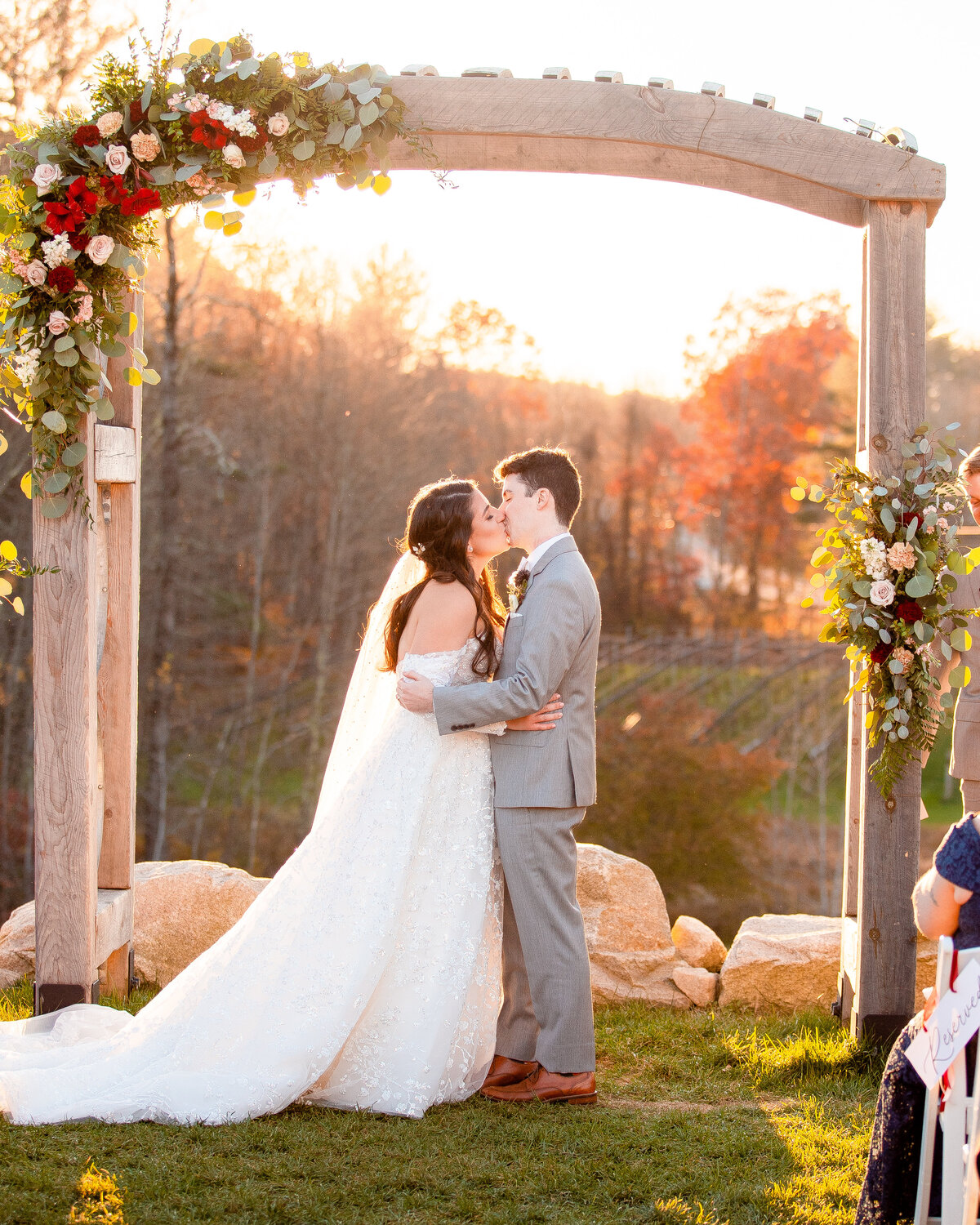bride-groom-vineyard-first-kiss