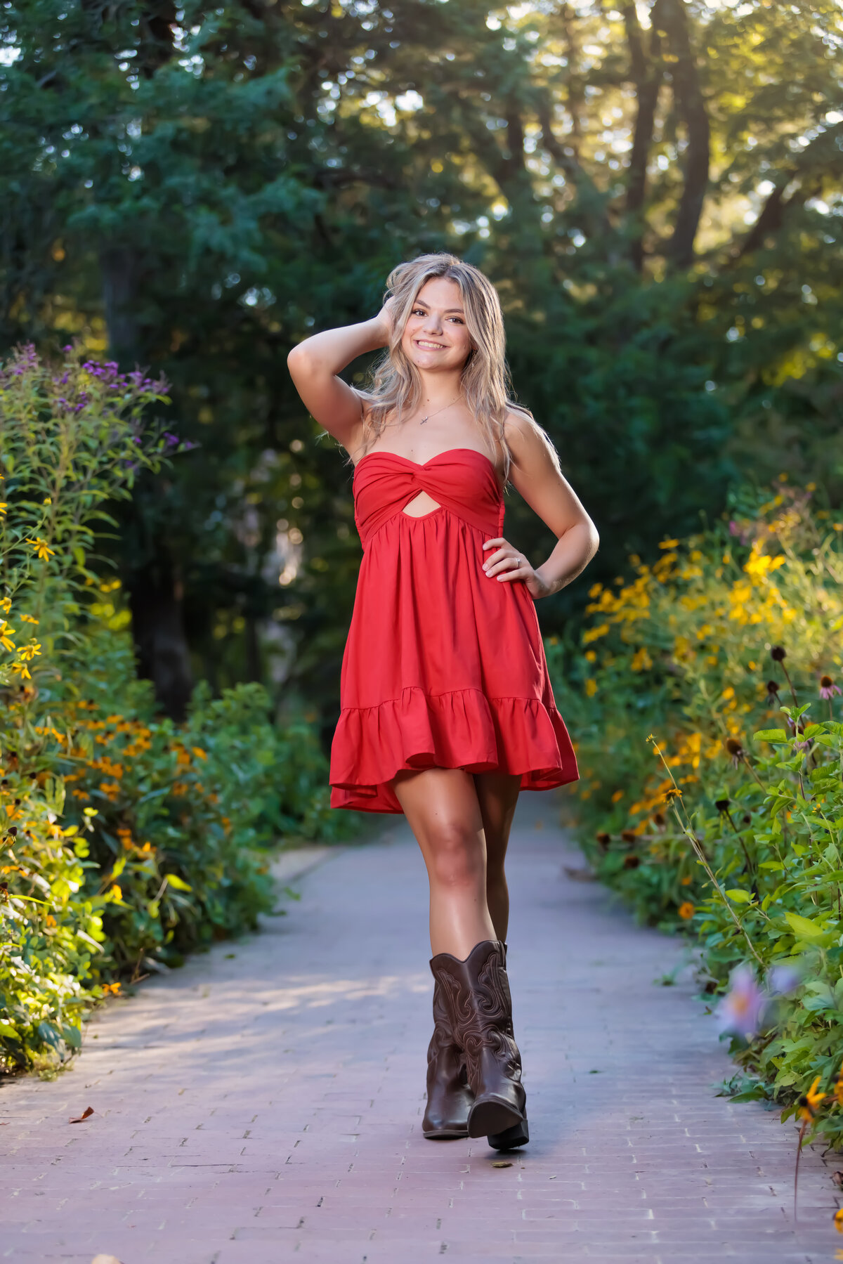 Summer portraits for this Fuquay Varina n senior