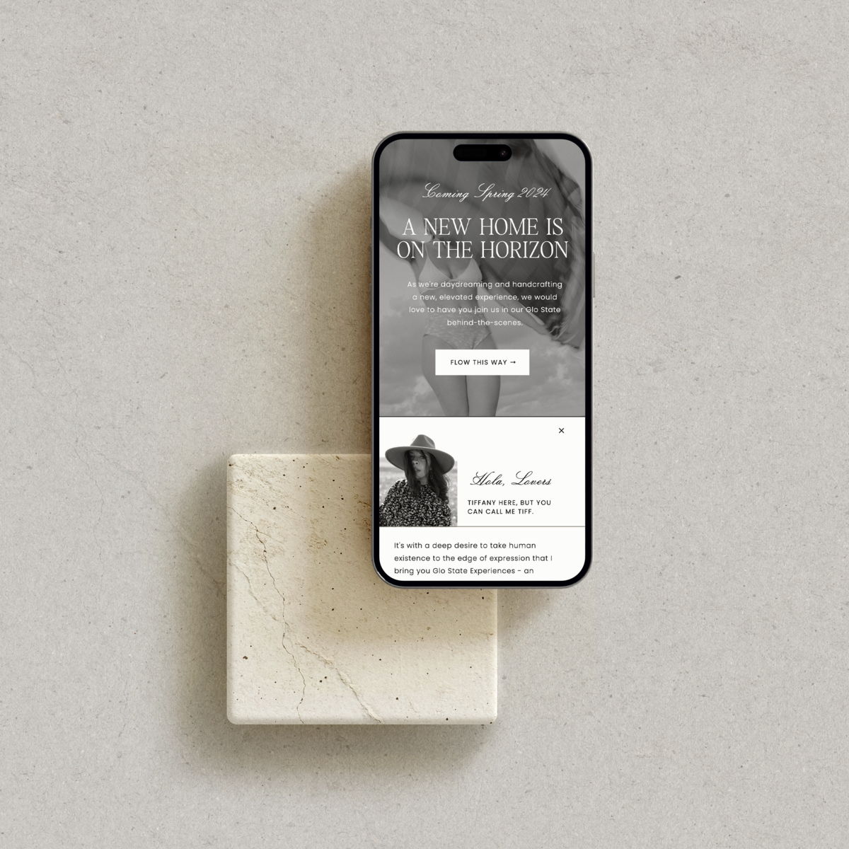 Glo State Experiences Mobile Coming Soon Mockup