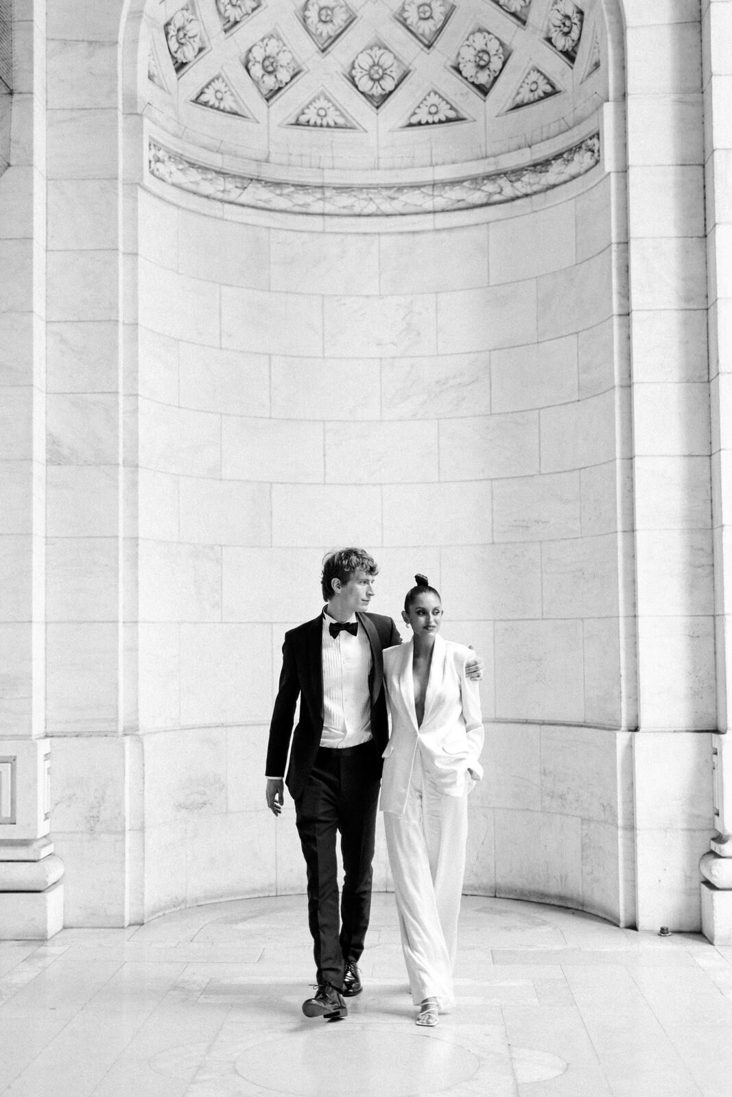 Luxe Film Wedding Photography at the New York City Public Library 3