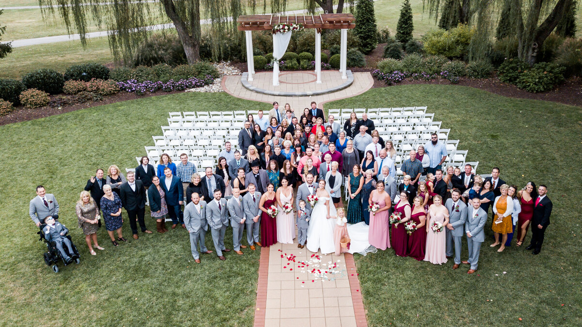 Kaity Tyler Turf Valley Wedding Oct 2019 Living Radiant Photography photos edited drone-1