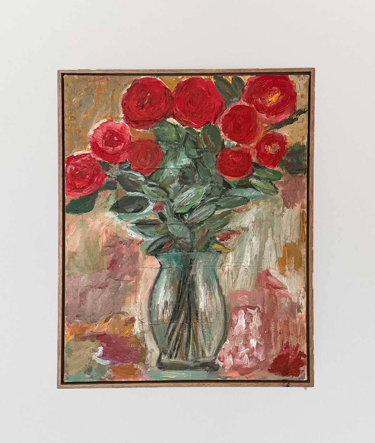 RED FLOWER PAINTING  Frame  2