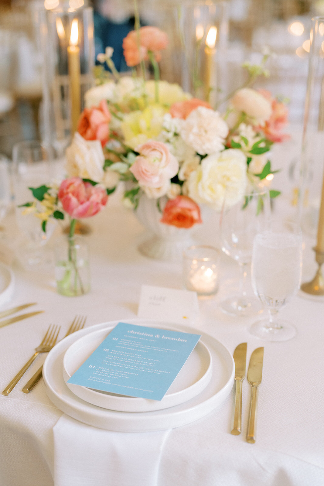 Brielle-Davis-Events-DAR-Constitution-Hall-Spring-Wedding-Colorful-place-setting