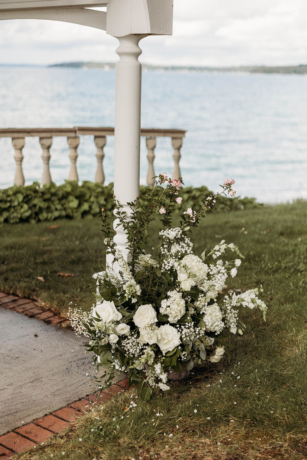 Red Pine Point Indian River Michigan Intimate Wedding Ceremony K. E. Rogers Photography-21