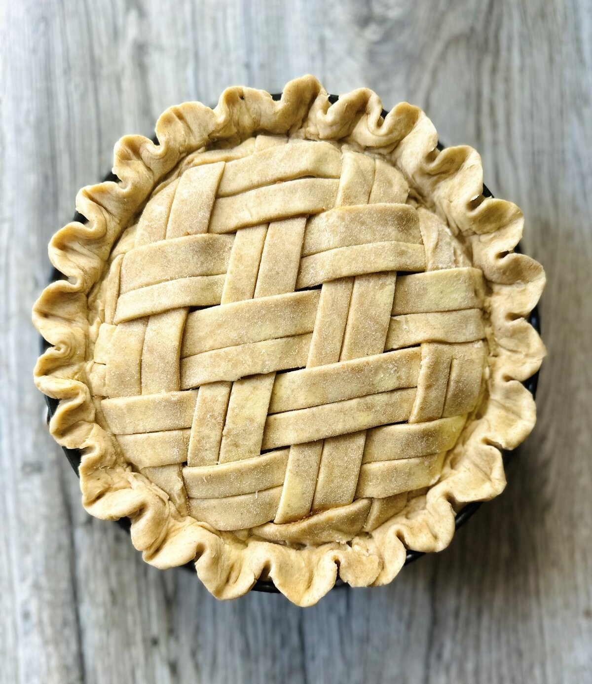 woven pie crust by the rockabilly baker