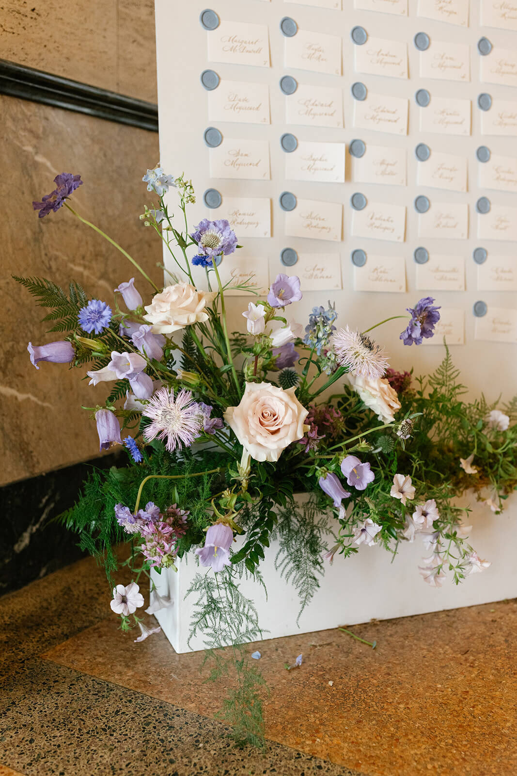 05.nashville-welcome-party-noelle-hotel-blue-and-lavender-modern-vintage-events