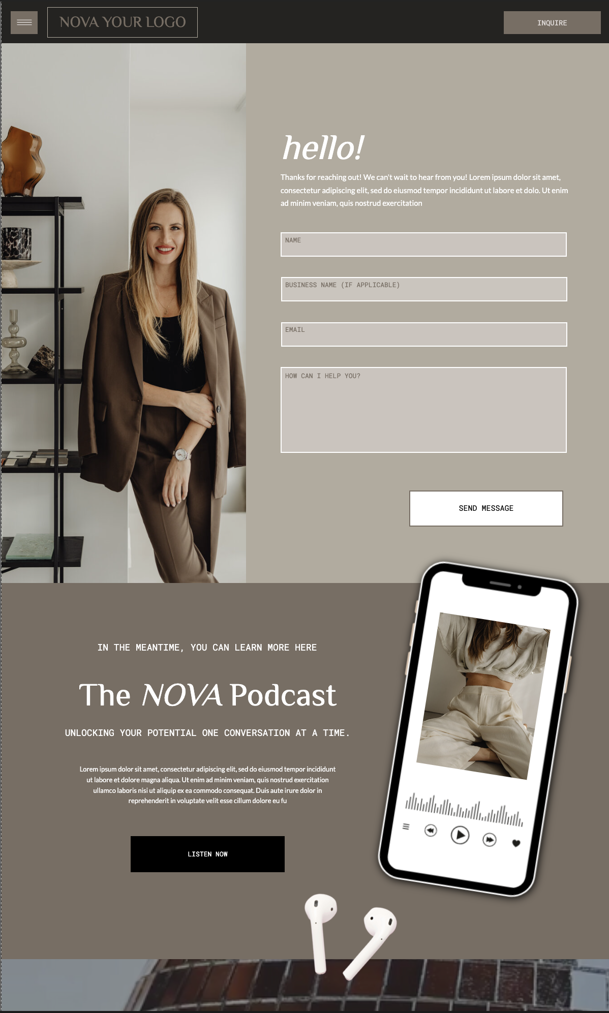 Showit Website Template_Nova13