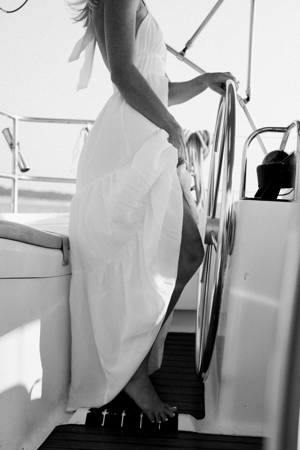 K+T Sailboat Lake Michigan Engagement Photos 17