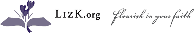 Logo of Liz Kelly, award-winning author, international speaker, and Catholic spiritual director, who partnered with Shannon Kathleen Photography for professional headshots.