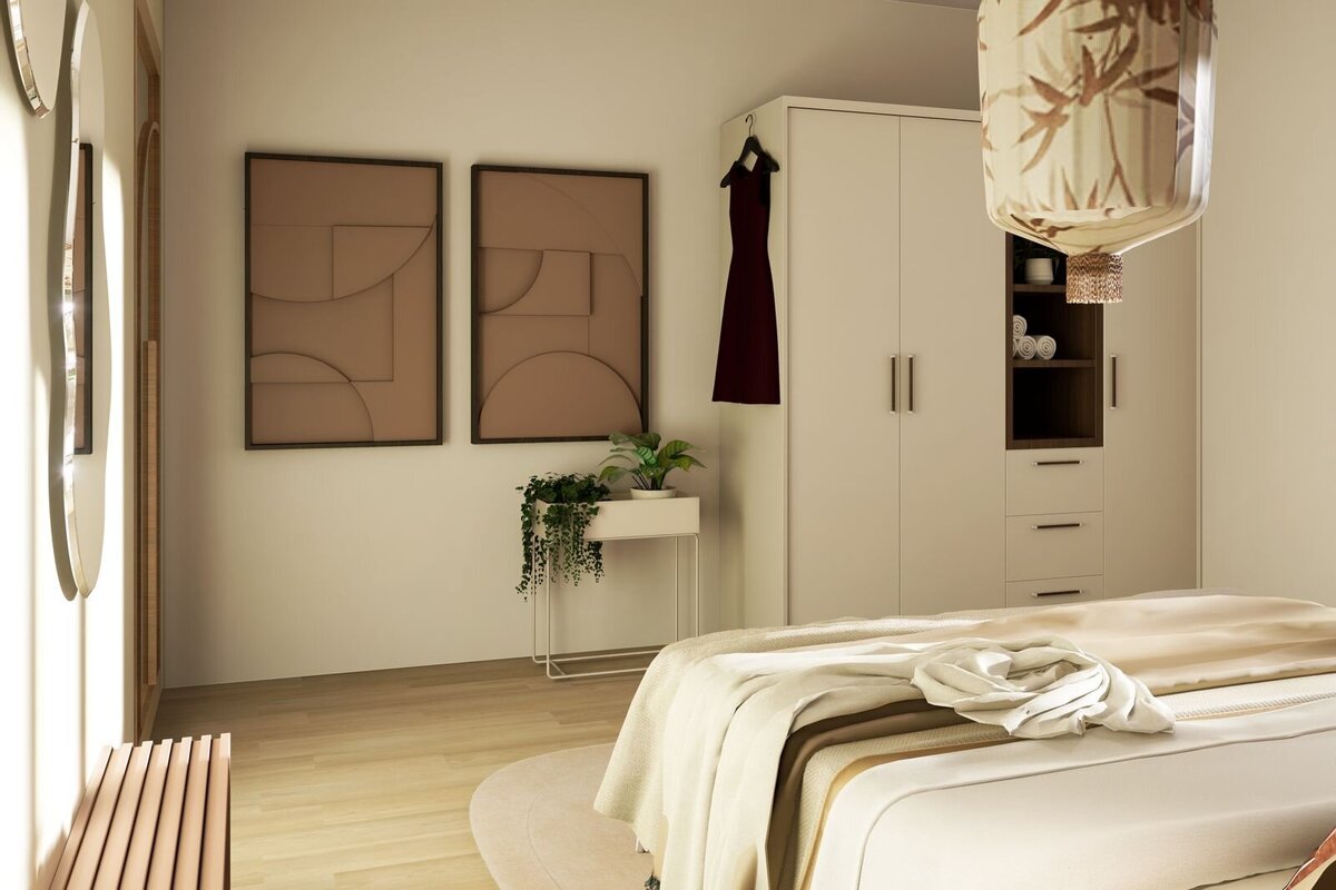 Nine Dots vakantiehuis slaapkamer