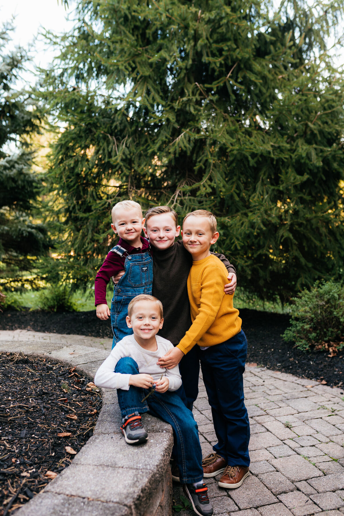 Hill Family At Home Outdoor Fall Session, Somerset NJ Photographer, Nichole Tippin Photography-10