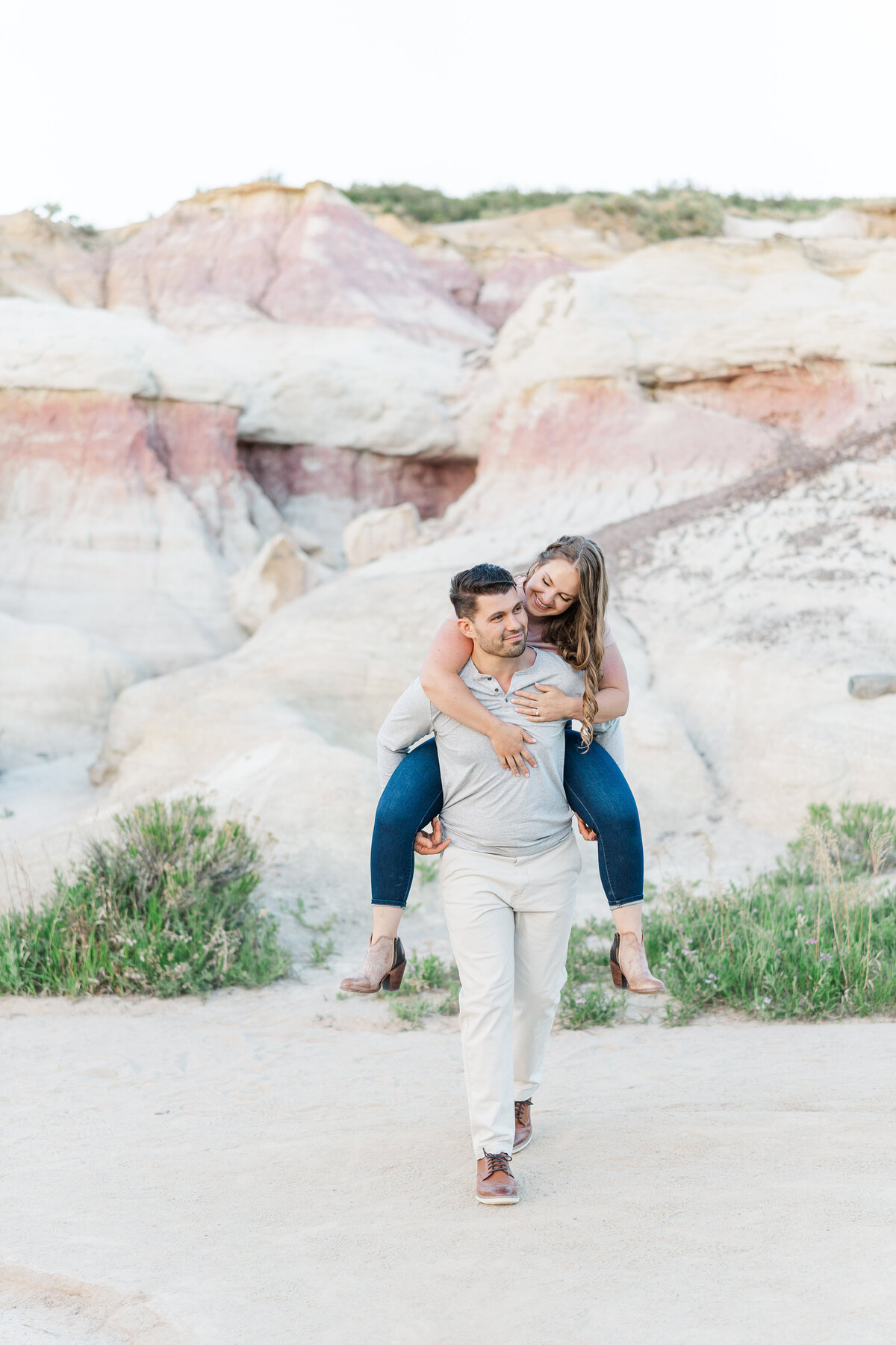 Paint Mines Interpretive Park El Paso Colorado Engagement Session Light and Airy Romantic Pictures Elena Spraguer Photography 0082