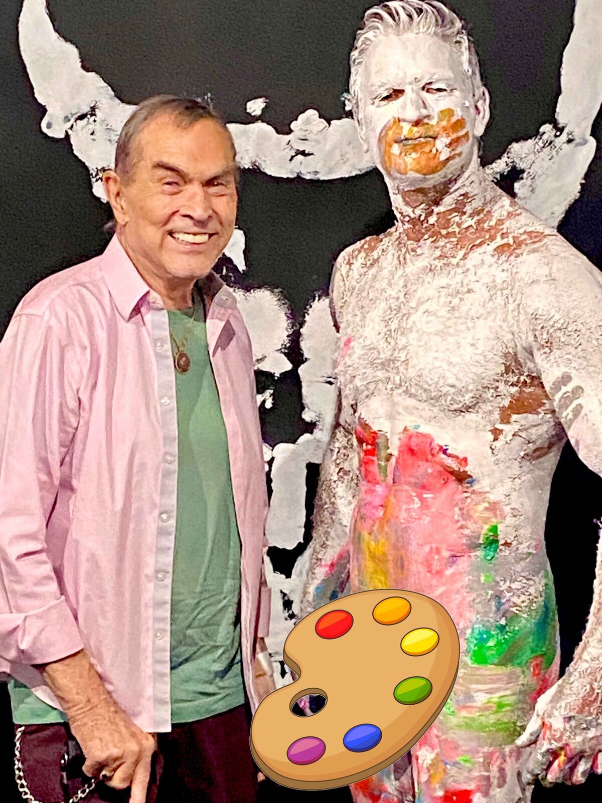 Brent Ray Fraser Charles Leslie The SoHo Project Space NYC - Body Paint Ritual 2020 - 30