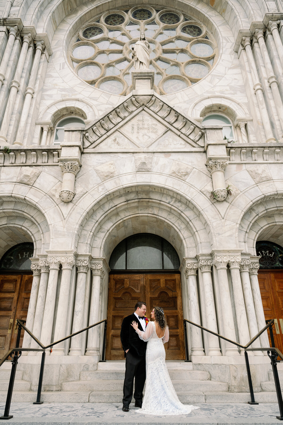 17 - Sacred Heart Catholic Church Wedding Bride & Groom - Tampa Wedding Planner