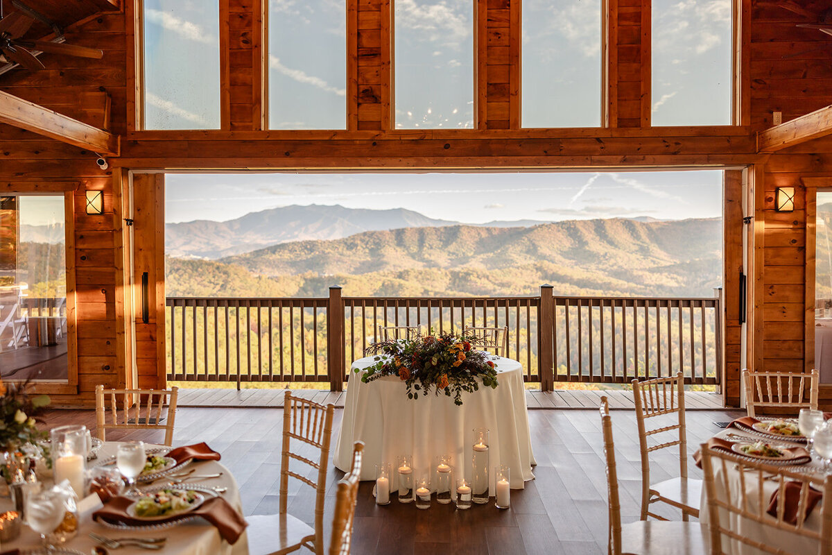 Gatlinburg Tennessee Mountain Wedding Venues Indoor Reception