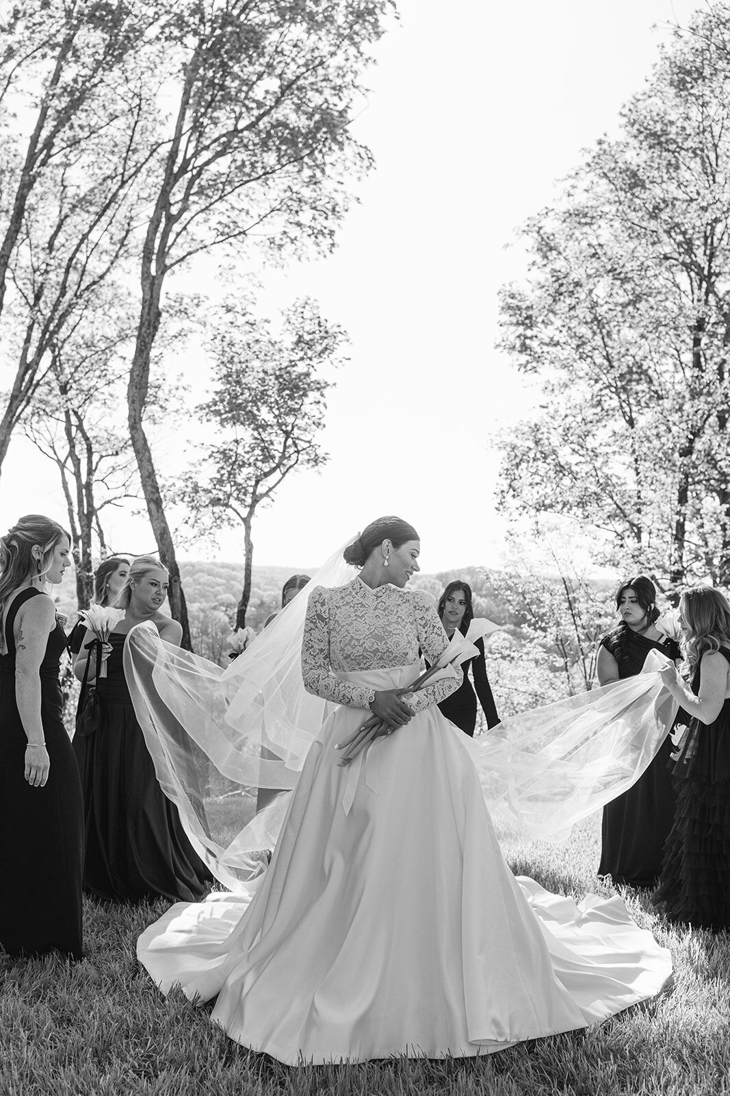 11 Southall Farm Inn TN Wedding Black Bows_Fete Nashville Luxury