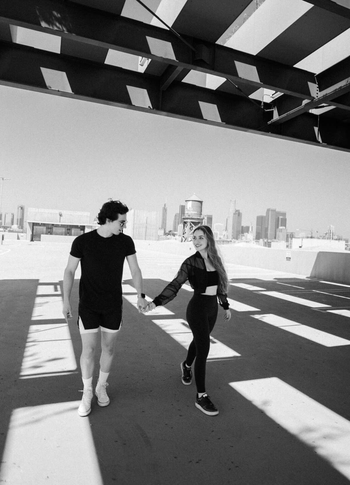 DTLA Los Angeles Couple Photoshoot