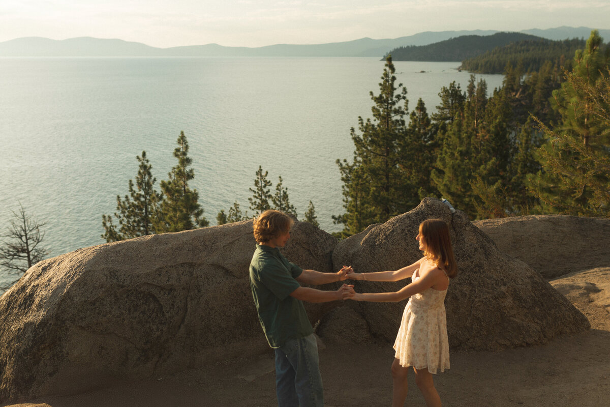 Charlotte + Ryan Lake Tahoe Summer Couples Session | Katherine Krakowski Photography-46