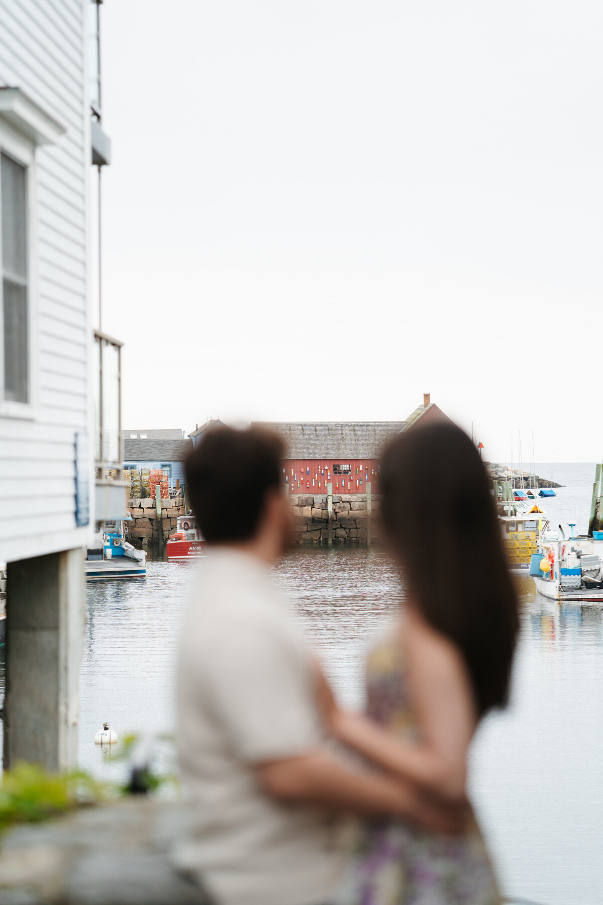Rockport, MA summer engagement photos