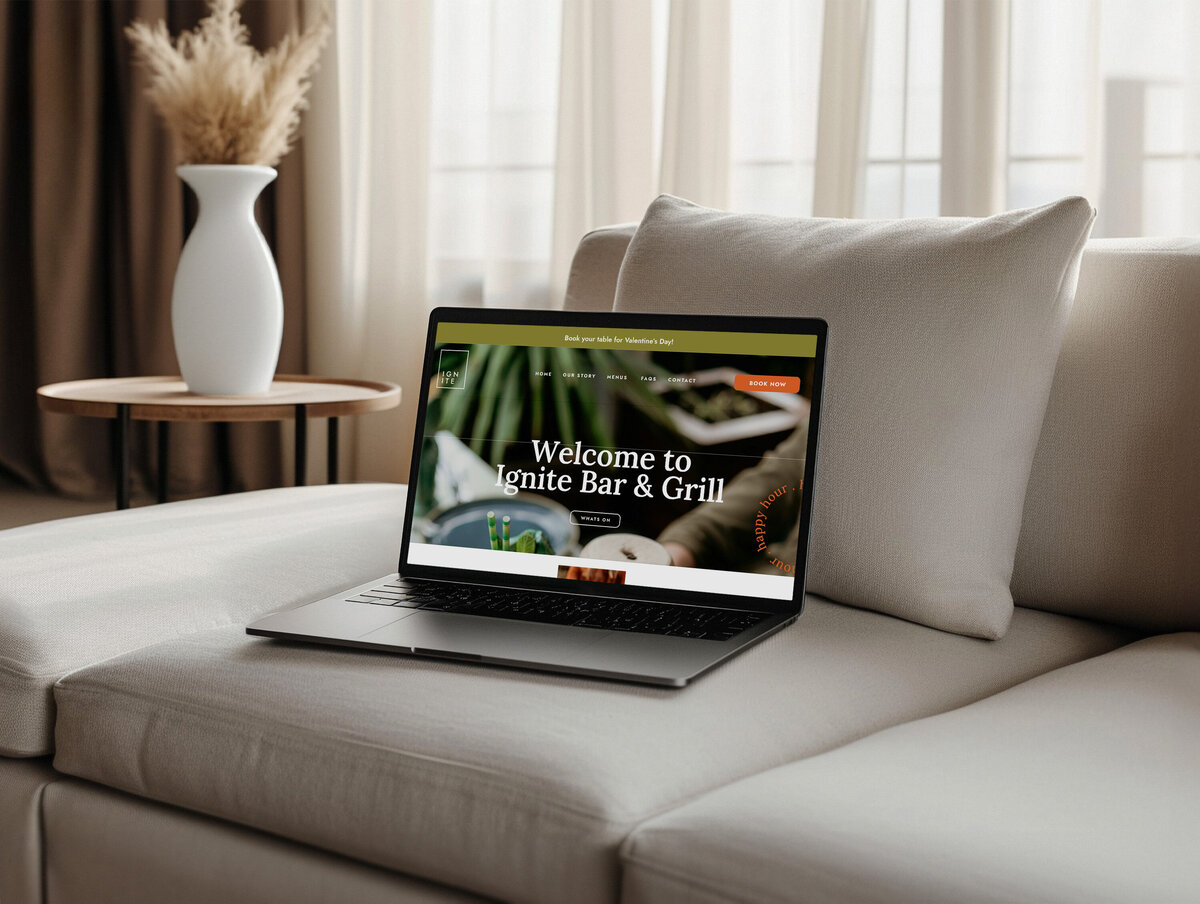 Ignite Website Mockup