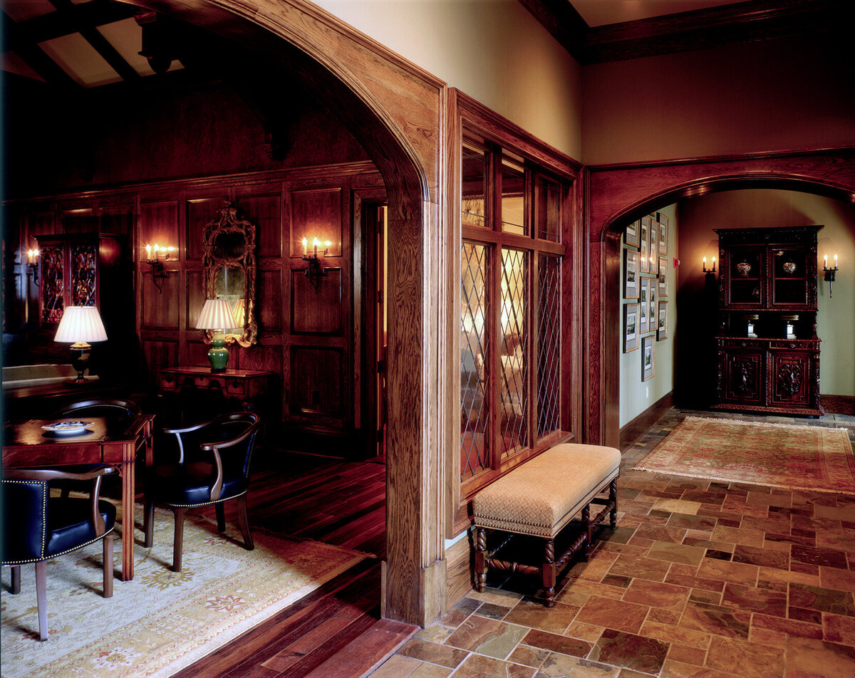 interior view of the lounge at The Ledges Country Club