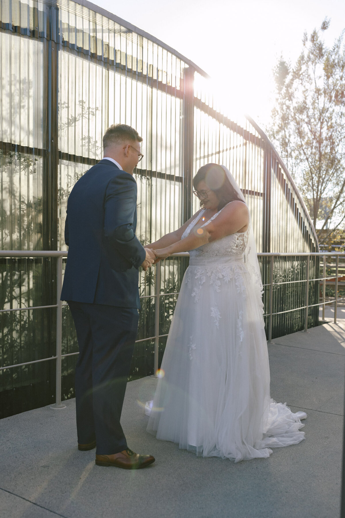 A wedding at the Environmental Nature Center in Newport Beach, CA