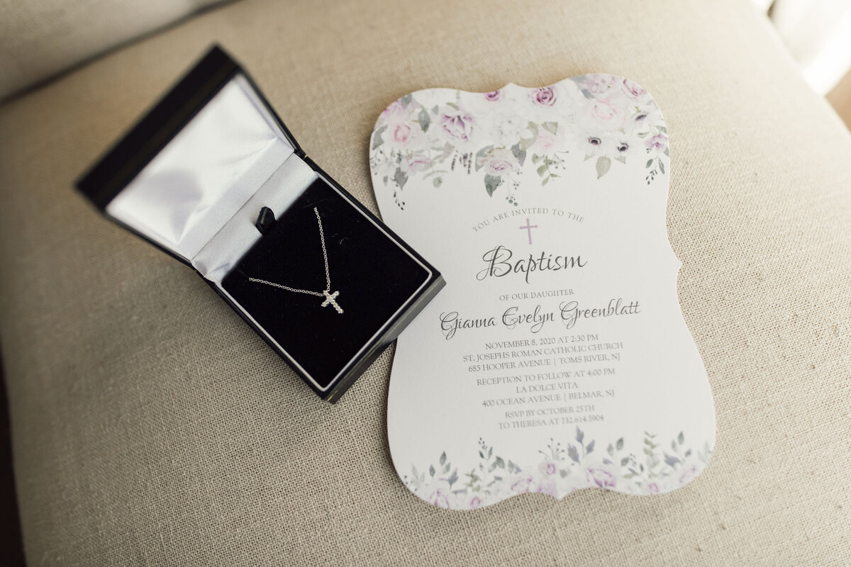 Baptism Photographer | Baby’s baptism captured at local church | Toms River, New Jersey