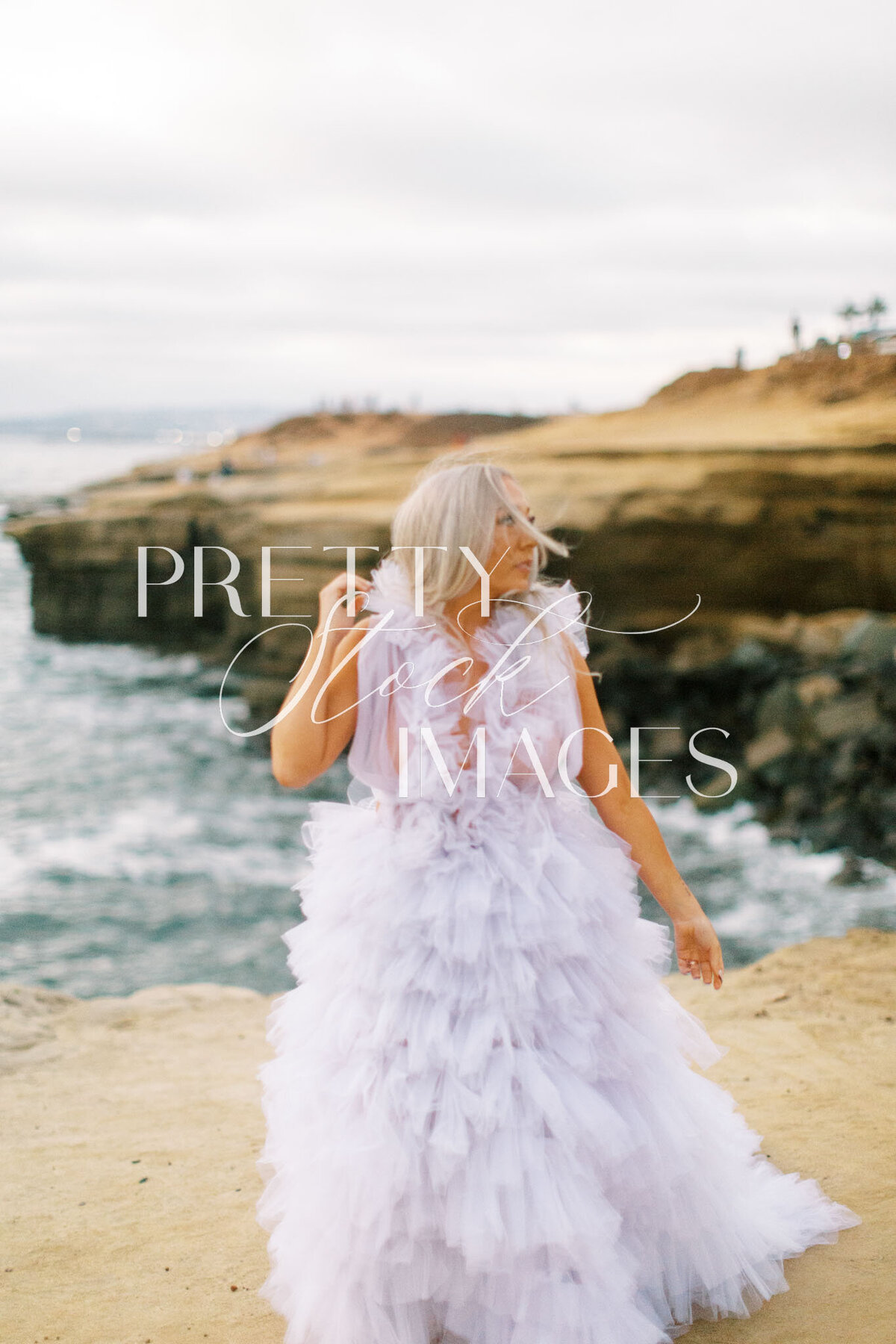 Pretty Stock Images - Lavender Cliffside Bridal Editorial-157