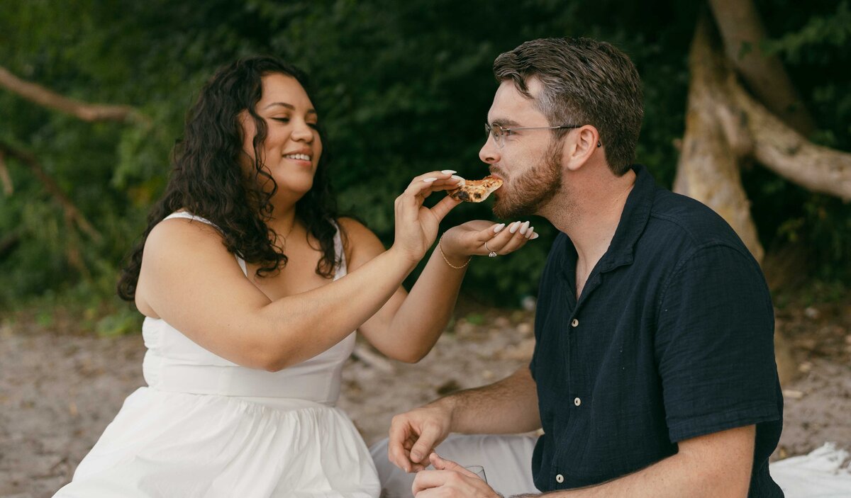 Intimate Engagement Session in downtown Milwaukee-14